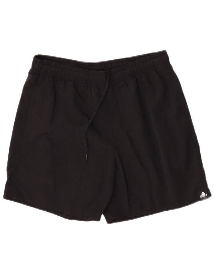 Pantalones cortos deportivos ADIDAS para hombre, nailon negro pequeño