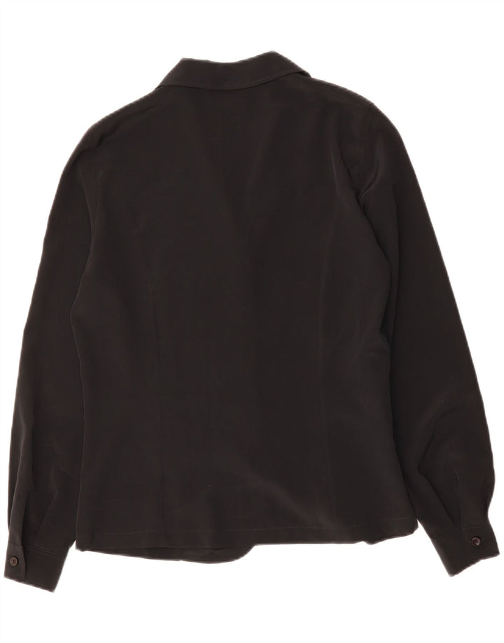 RENATO BALESTRA Blusa Camisa Mujer IT 44 Mediano Negro Poliéster