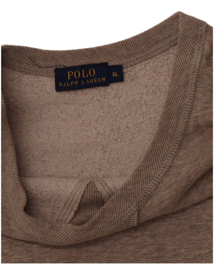 Polo Ralph Lauren - Sudadera corta para mujer (talla 40), color beige