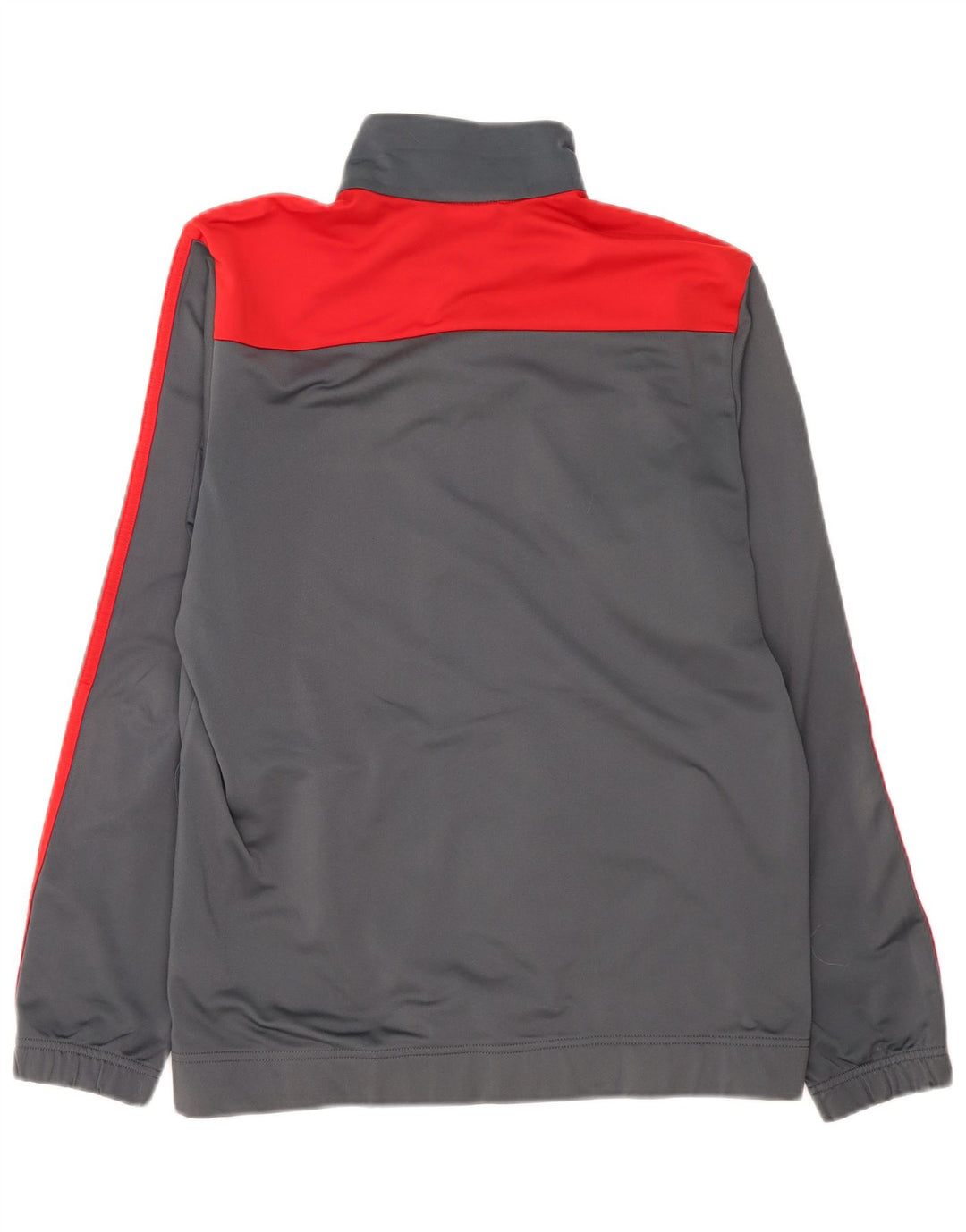 ADIDAS Hombre Chándal Top Chaqueta Gris Medio Colorblock Poliéster
