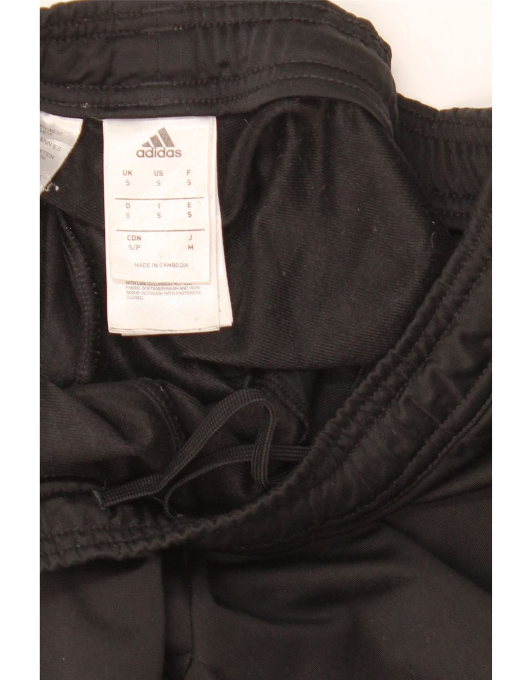 Adidas Pantalones De Chándal Para Hombre Pequeños Negro Poliéster