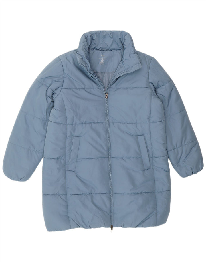 Marks & Spencer Chaqueta acolchada para mujer UK 44 Poliéster azul grande