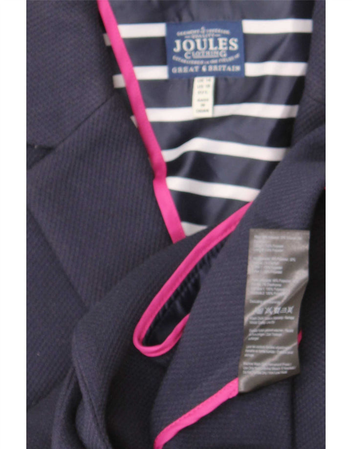 Chaqueta tipo blazer con 1 botón para mujer Joules UK 44 Poliéster azul marino mediano