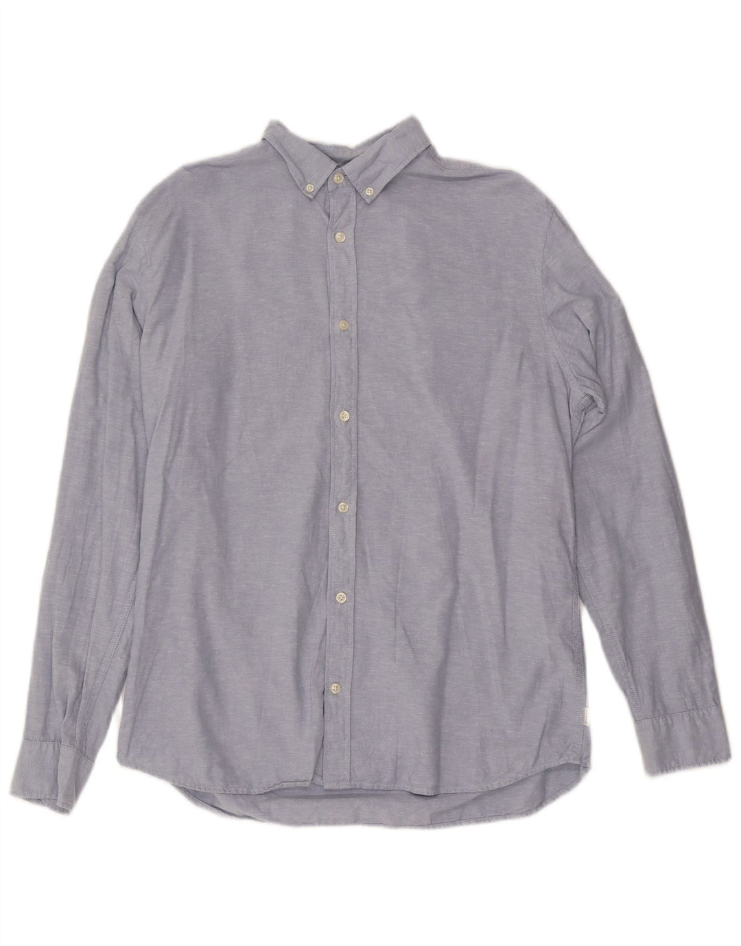 Camisa Jack & Jones Hombre Grande Algodón Moteado Azul