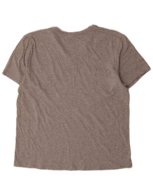 Calvin Klein Camiseta para hombre Top grande de algodón moteado gris