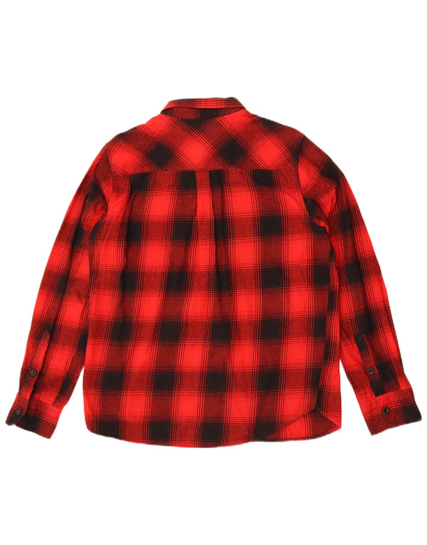 Camisa de franela para hombre de Mountain Warehouse Algodón a cuadros rojos grandes