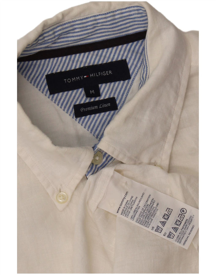 Camisa TOMMY HILFIGER Hombre Medium White Linen