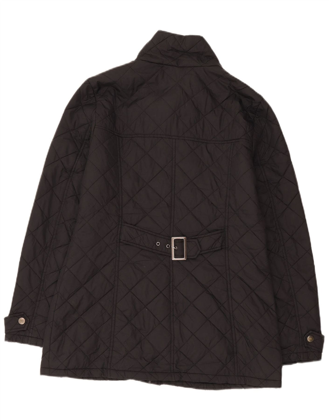 Laura Ashley Chaqueta acolchada para mujer UK 44 Grande Poliamida negra