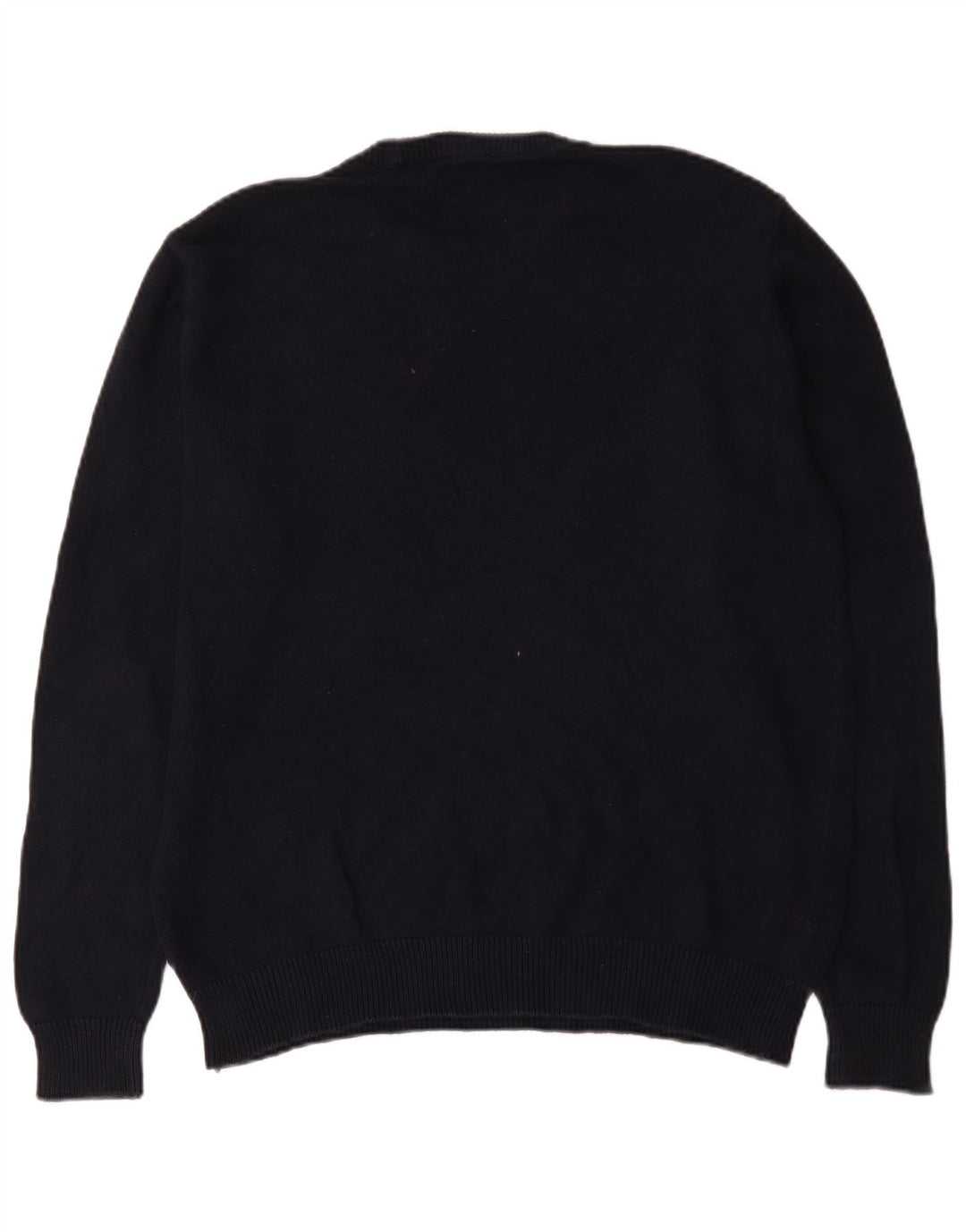 Chaps Suéter de cuello redondo para hombre XL Algodón negro