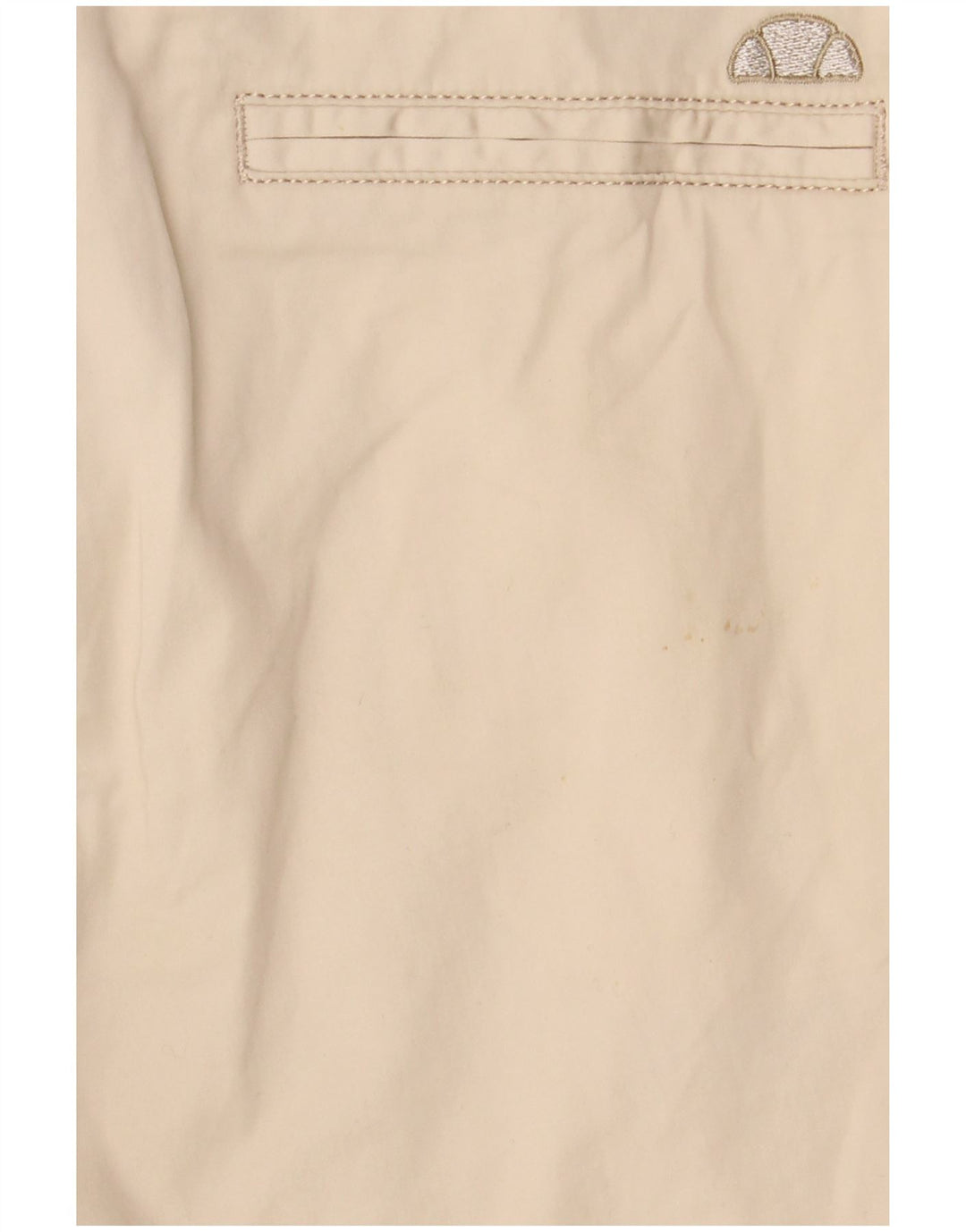 ELLESSE Pantalones cortos chinos para mujer IT 42 Medium W30 Algodón beige