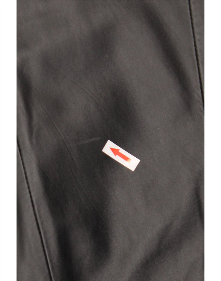 Ann Harvey Chaqueta Blazer de Cuero con 1 botón para Mujer UK 20 2XL Negro