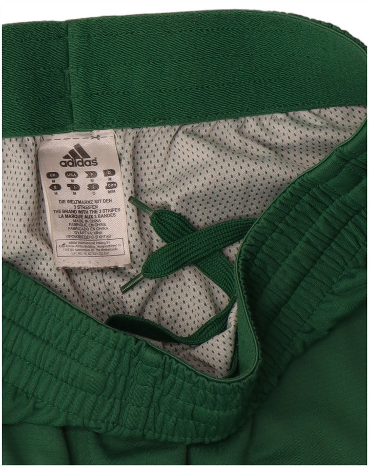 Pantalones cortos deportivos Adidas Celtics para hombre Poliéster color block verde medio
