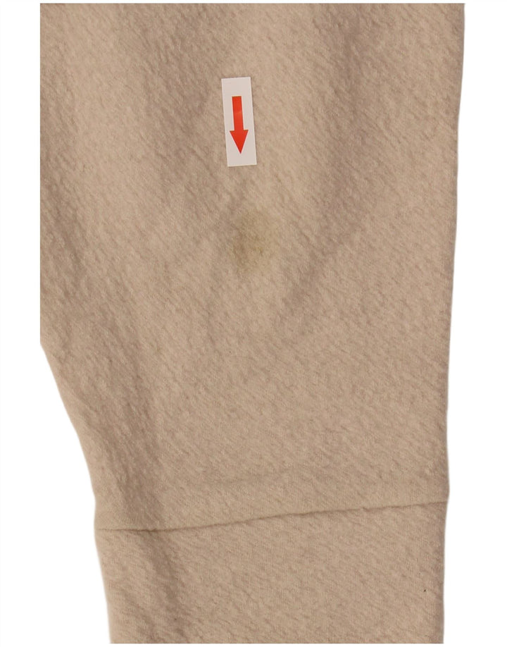 Cos Suéter tipo jersey con cuello alto y manga 3/4 para mujer UK 40 Lana beige mediana