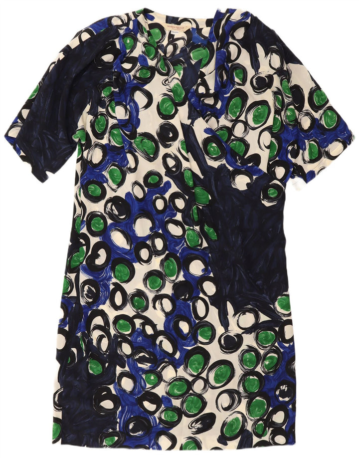 Marina Rinaldi Vestido recto para mujer Talla 25 Grande Multicolor Geométrico