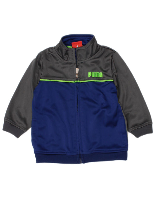 Puma - Chaqueta de chándal gráfica para bebés (6-9 meses), color gris
