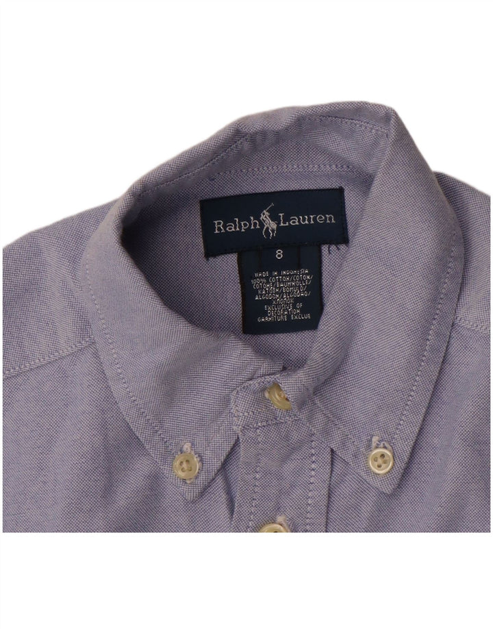 Ralph Lauren Camisa Niño 7-8 Años Azul Algodón