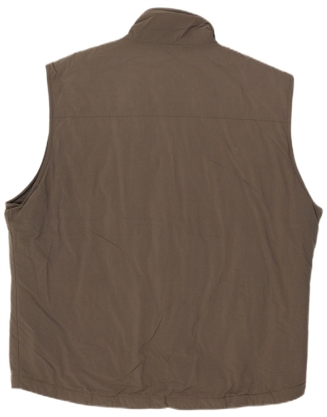 Marks & Spencer Chaleco acolchado para hombre UK 42 XL Poliamida caqui