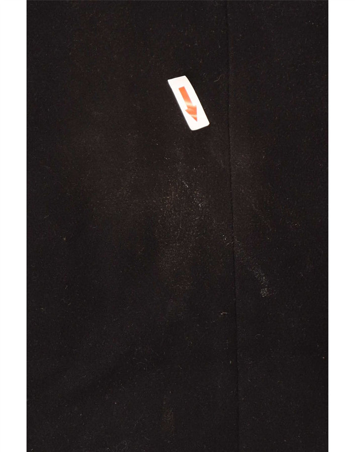 Topshop Abrigo extragrande para mujer UK 8 Small Poliéster negro
