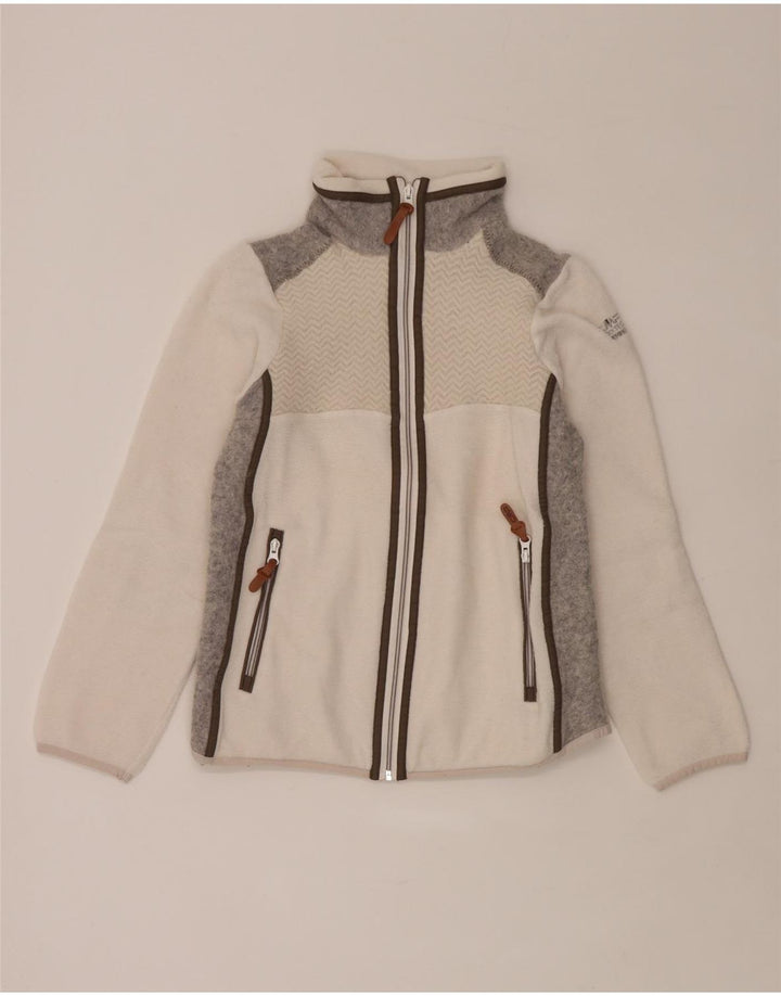 CMP Chaqueta polar para mujer UK 40 Small White Colorblock