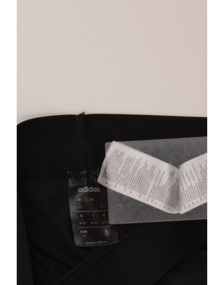 Leggings ADIDAS para mujer Reino Unido 10 Pequeño Algodón negro