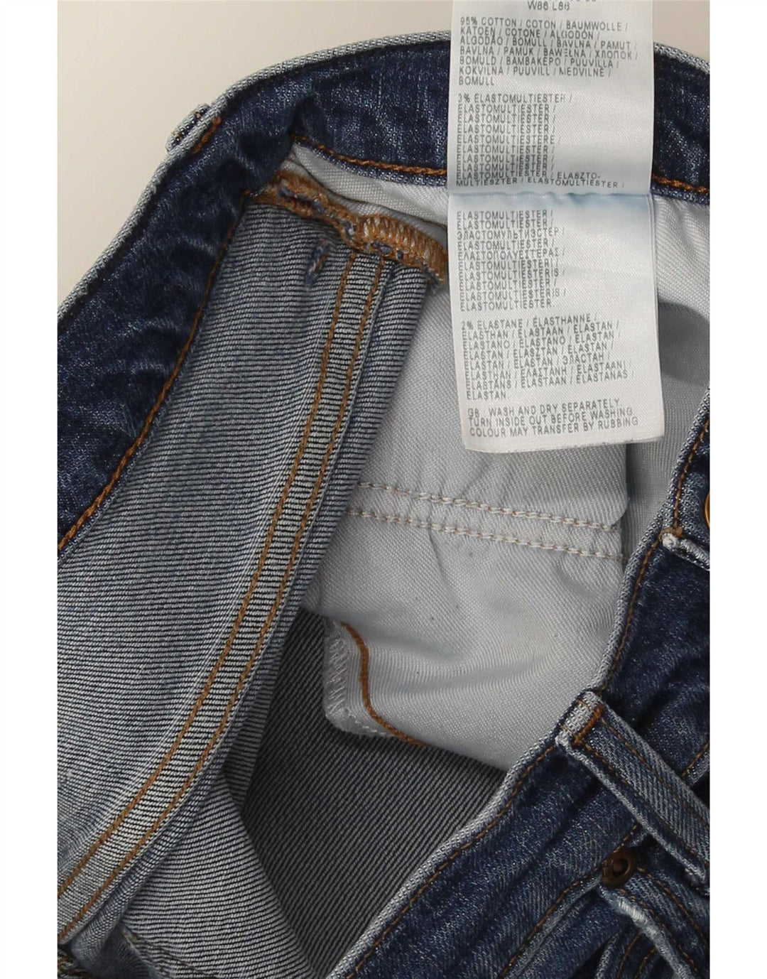 Lee Vaqueros Rectos Brooklyn Para Hombre W34 L29 Algodón Azul
