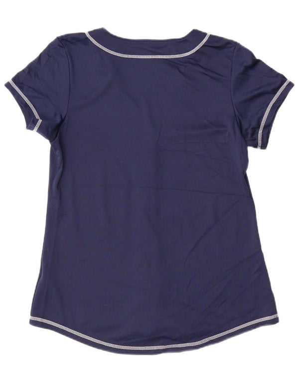 Genuine Merchandise Blusa gráfica para mujer Top UK 40 Medium Azul marino Deportes