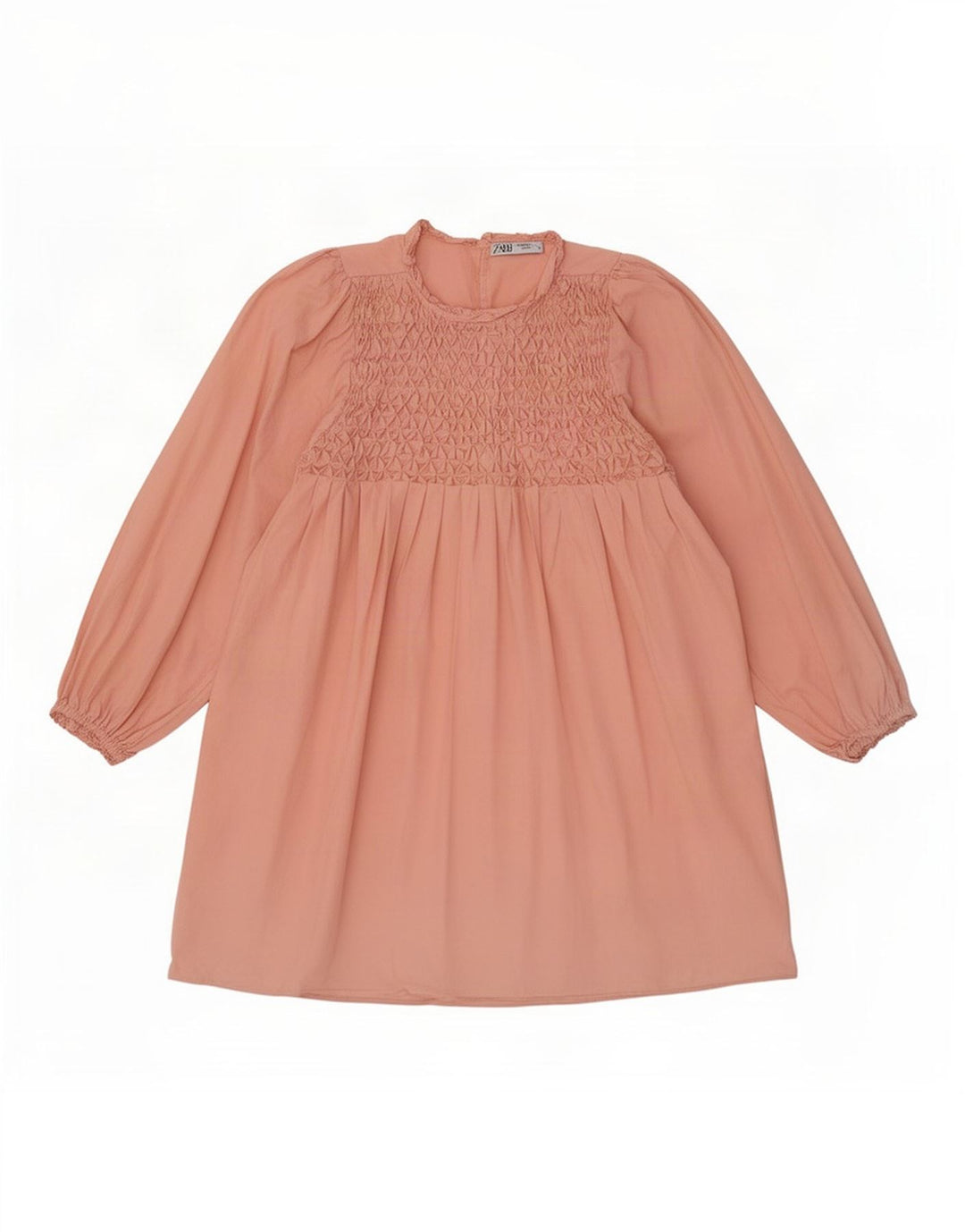 Zara Blusa extragrande de manga larga para mujer UK 42 Medium Pink