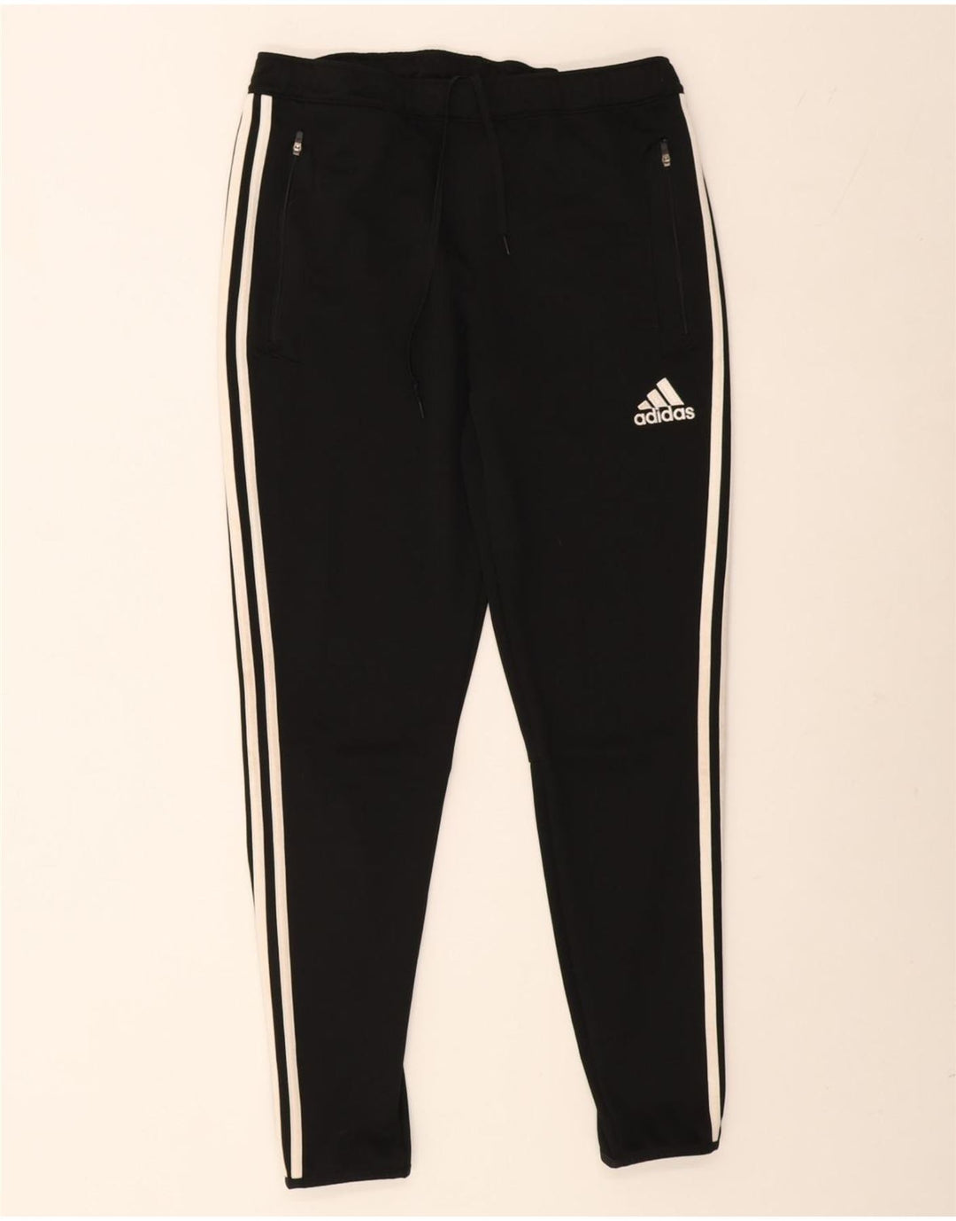 Adidas Hombre Climacool Pantalones De Chándal Mediano Negro Colorblock Poliéster