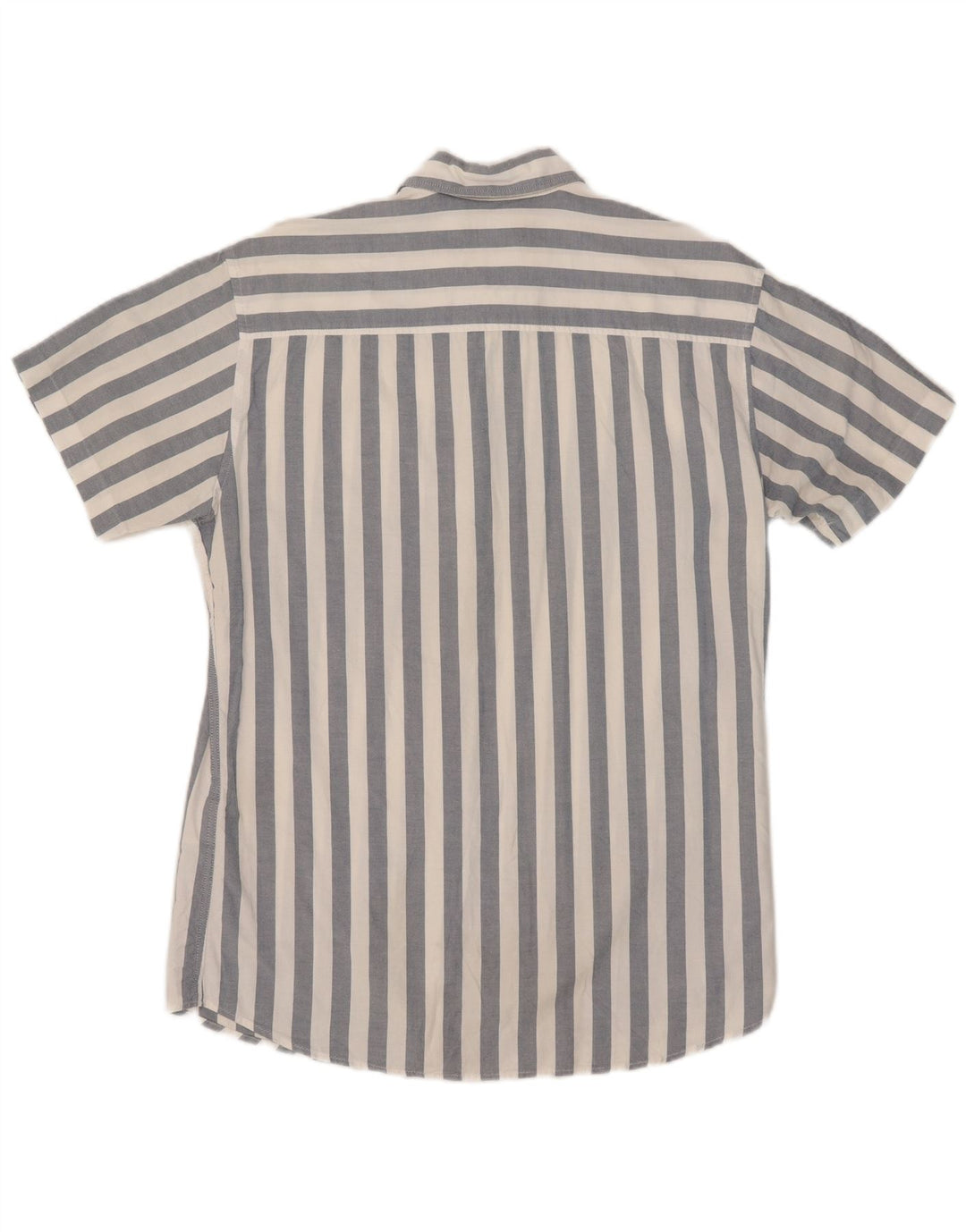 Camisa Jack & Jones Hombre Manga Corta Algodón Rayas Azul Medio