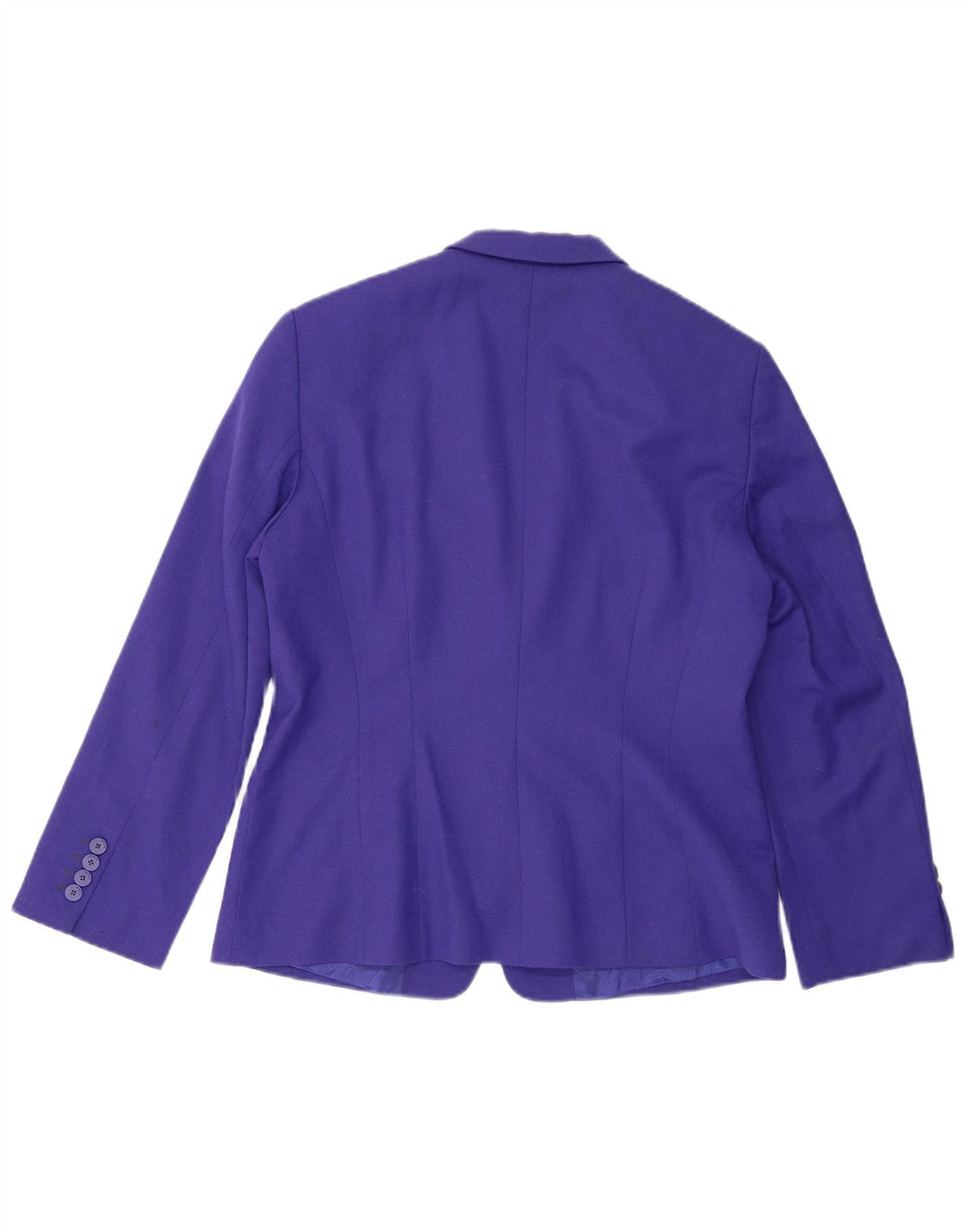 Hugo Boss Chaqueta Blazer de 3 Botones para Mujer Reino Unido 12 Lana Virgen Púrpura Mediana