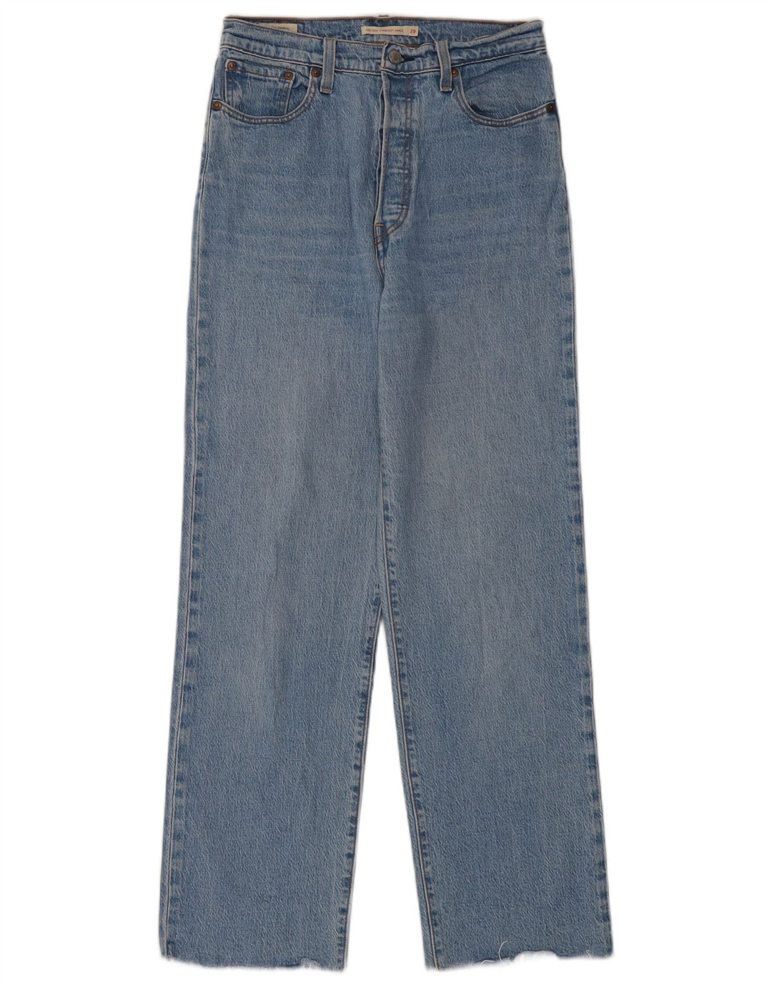 Vaqueros Levi's Mujer Ribcage Rectos W29 L30 Azul