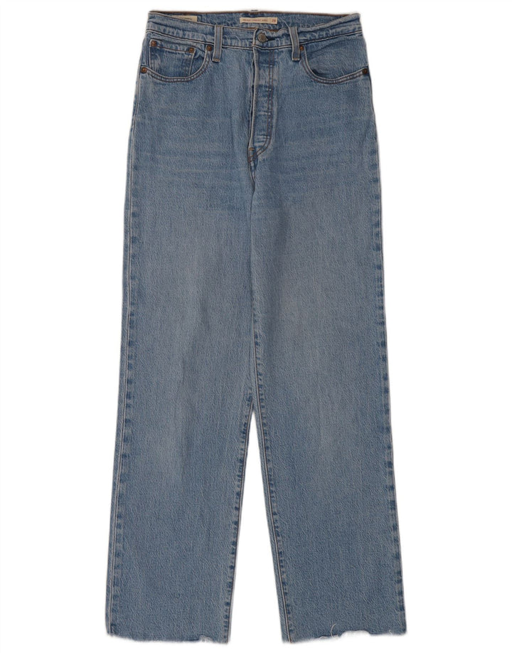 Vaqueros Levi's Mujer Ribcage Rectos W29 L30 Azul