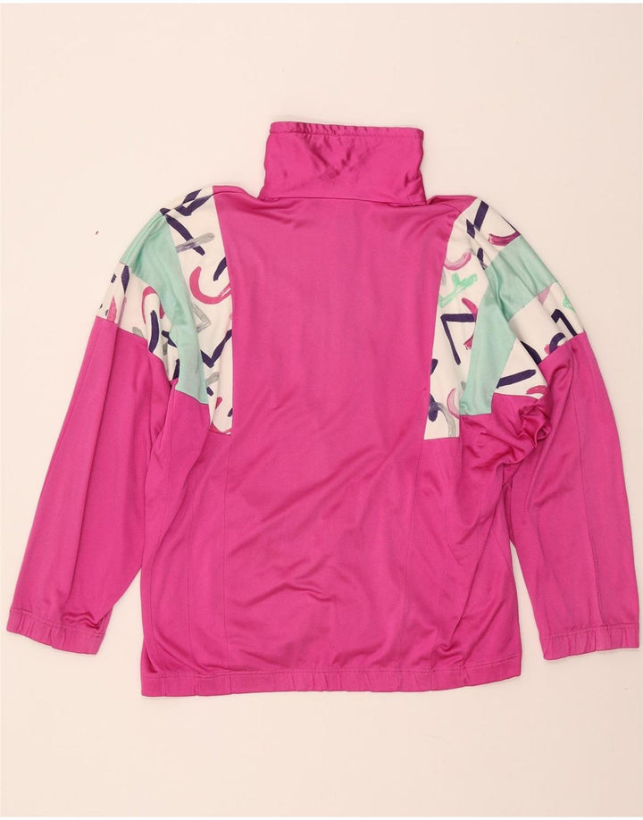 SERGIO TACCHINI Chaqueta superior de chándal para mujer IT 46 Large Pink Colourblock