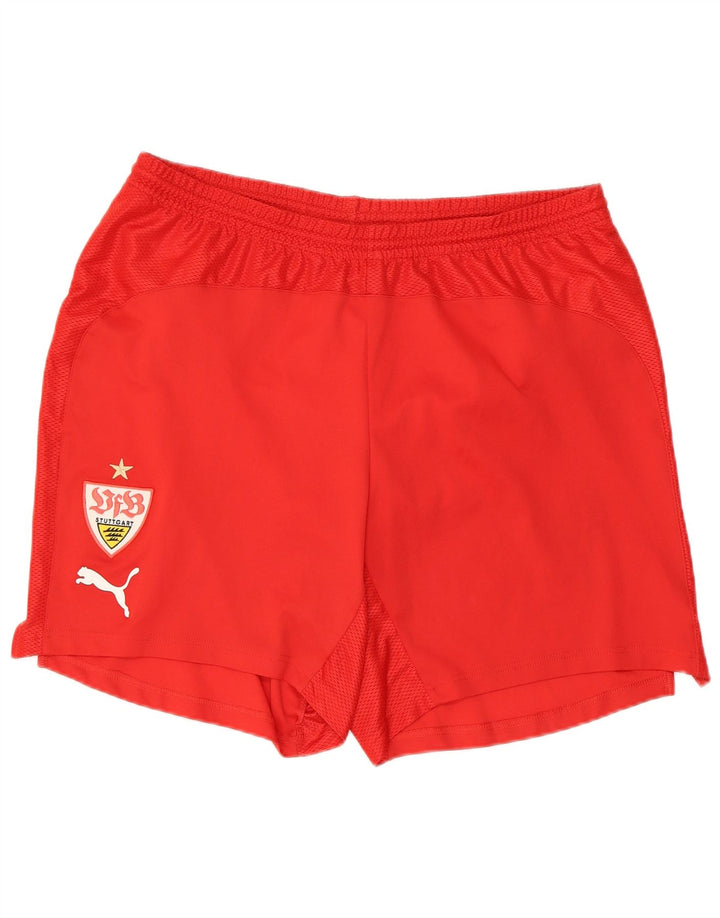 Puma Mens VfB Stuttgart Sport Shorts XL Rojo Poliéster