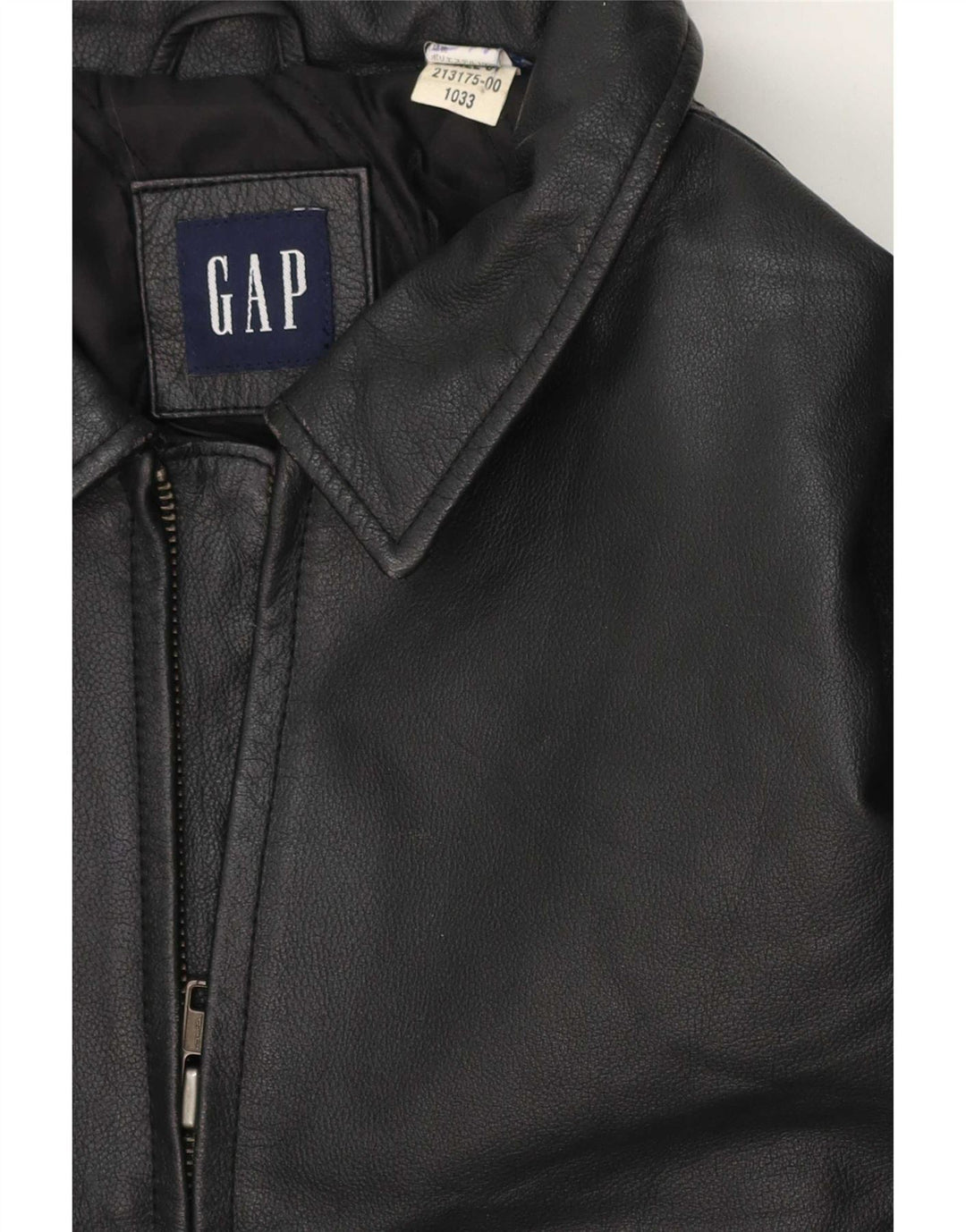 Gap Chaqueta de cuero para niño 13-14 años Negro