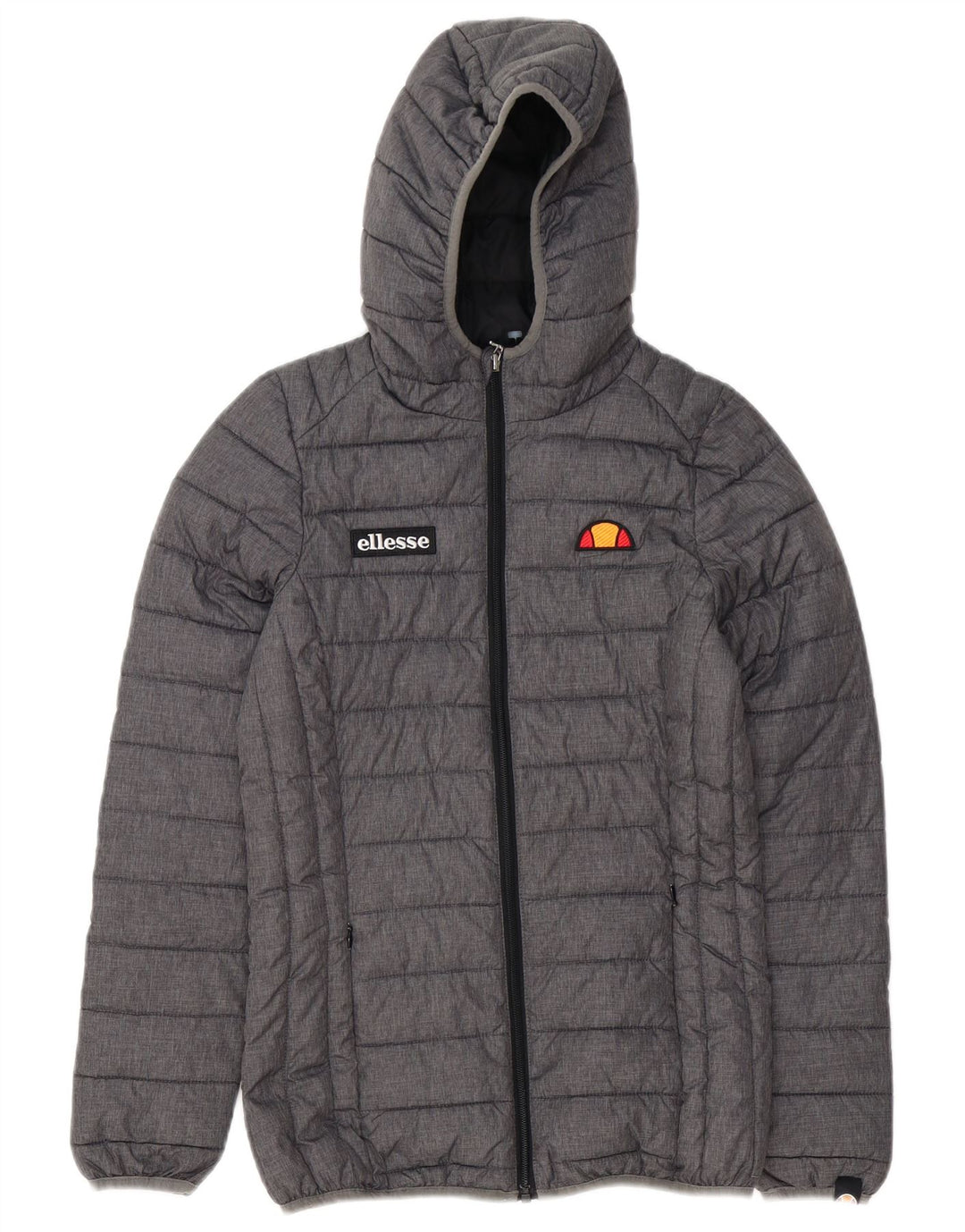 Chaqueta acolchada con capucha para mujer Ellesse UK 6 XS Poliéster gris