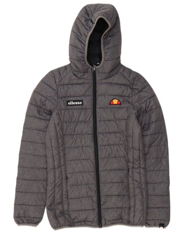 Chaqueta acolchada con capucha para mujer Ellesse UK 6 XS Poliéster gris
