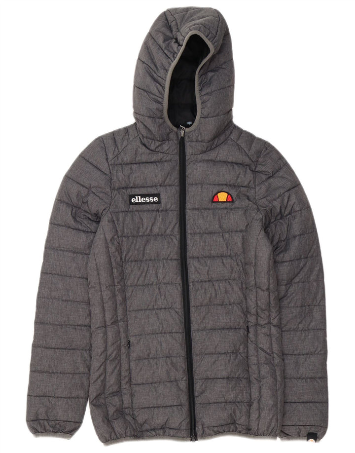 Chaqueta acolchada con capucha para mujer Ellesse UK 6 XS Poliéster gris