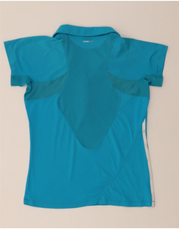 ADIDAS Girls Climacool Polo Shirt 13-14 Years  Blue