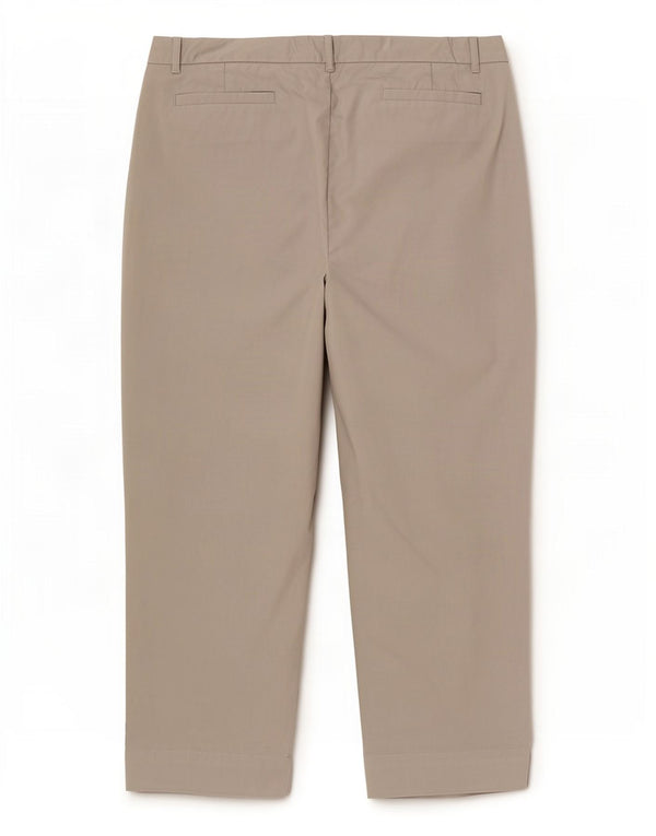 Marks & Spencer Pantalones Cortos Cónicos para Mujer UK 20 2XL W40 L26 Gris