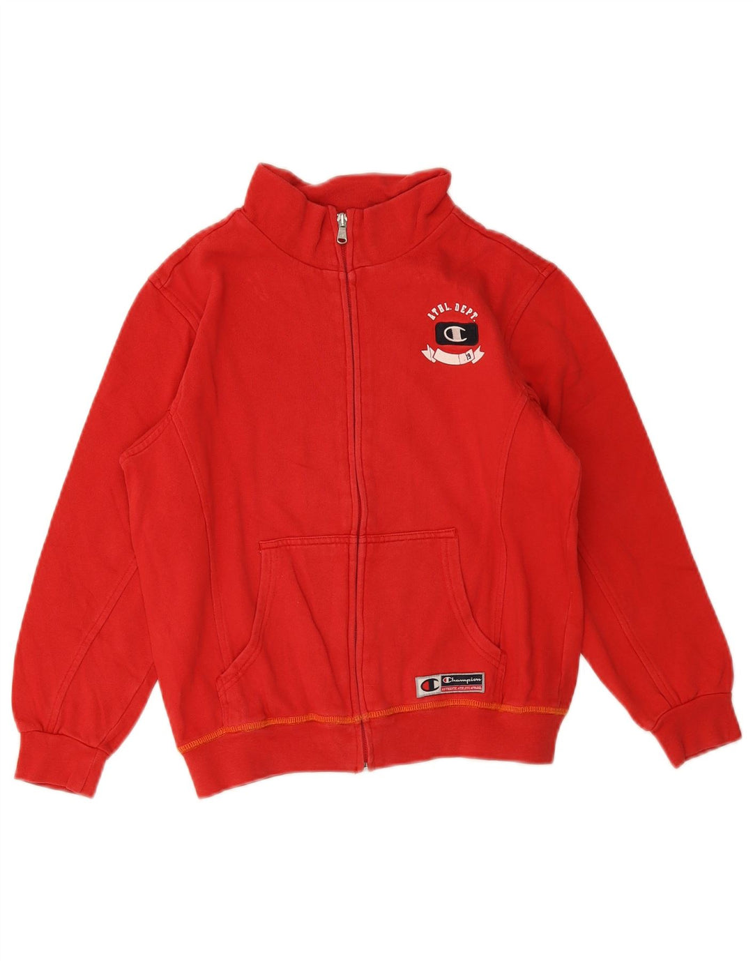 CHAMPION Chaqueta de chándal para niños 9-10 años Mediana Algodón Rojo