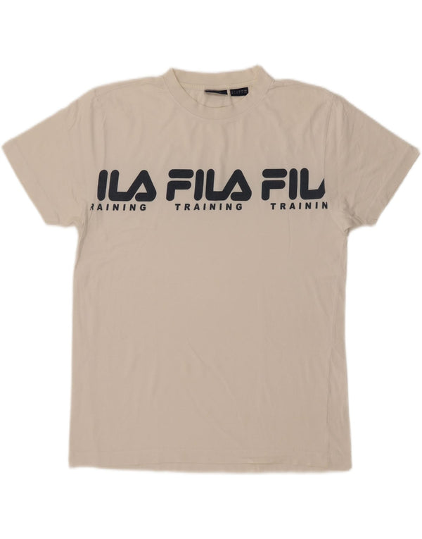 Fila - Camiseta gráfica para hombre, talla grande, color blanco