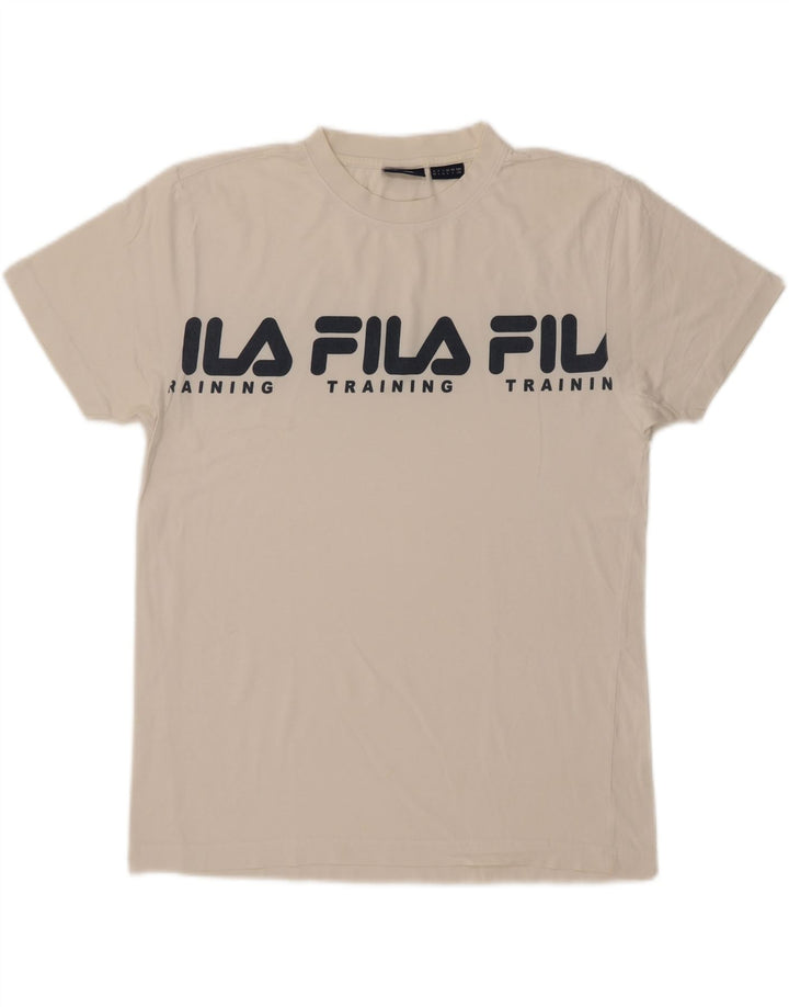 Fila - Camiseta gráfica para hombre, talla grande, color blanco