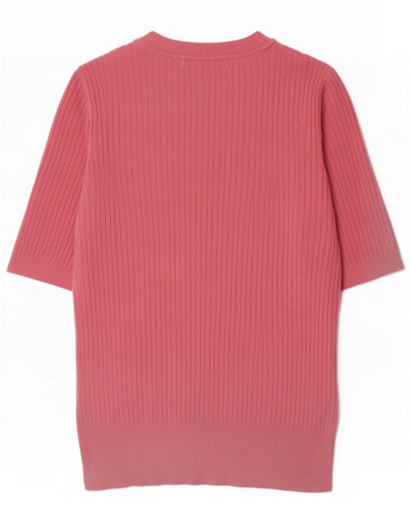 Marks & Spencer Camiseta para Mujer Top UK 8 Small Viscosa Rosa