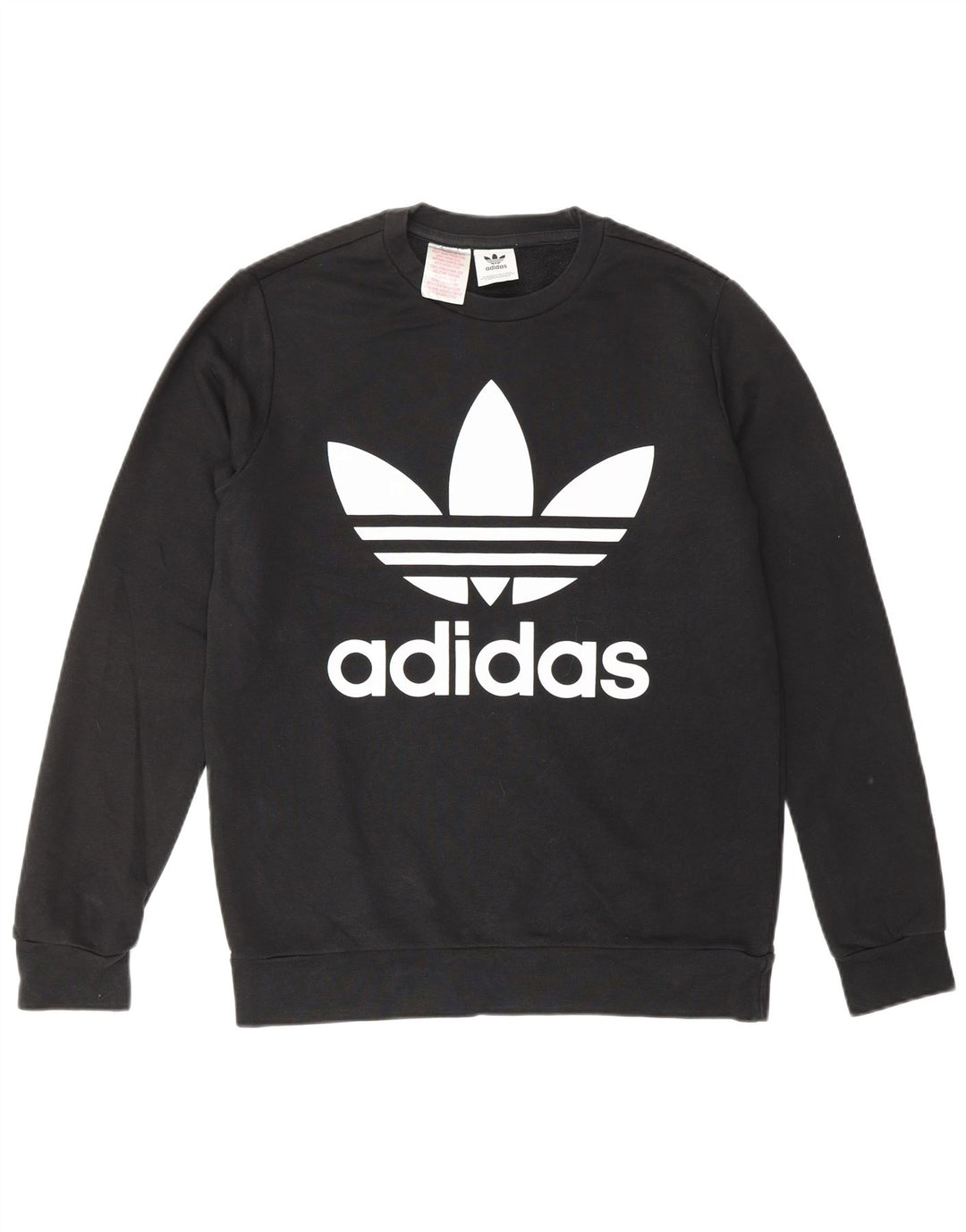 ADIDAS Sudadera gráfica para hombre Jersey Pequeño Algodón negro