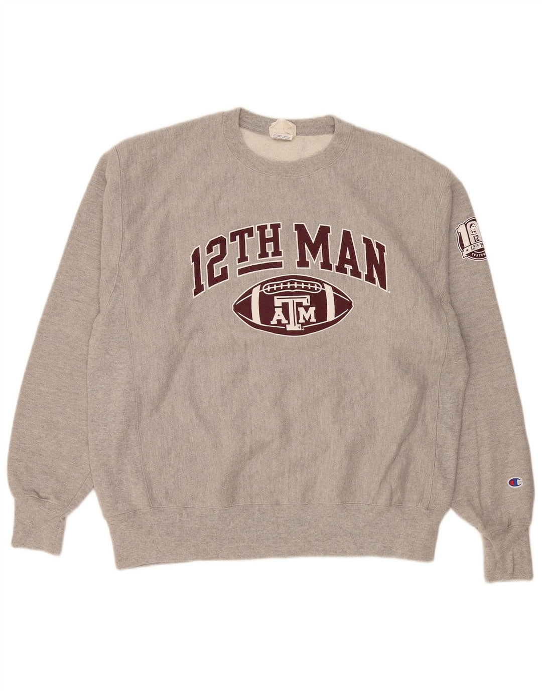 Champion Sudadera Gráfica para Hombre Jersey Grande De Algodón Gris