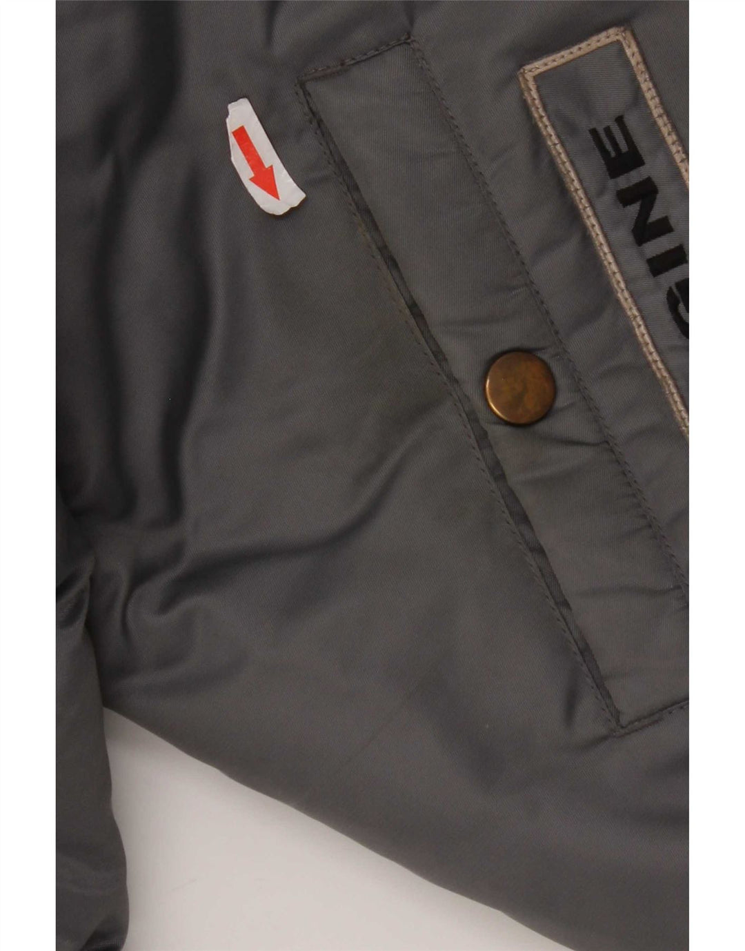 Chaqueta acolchada idéntica para hombre IT 56/58 XL Nylon gris color block