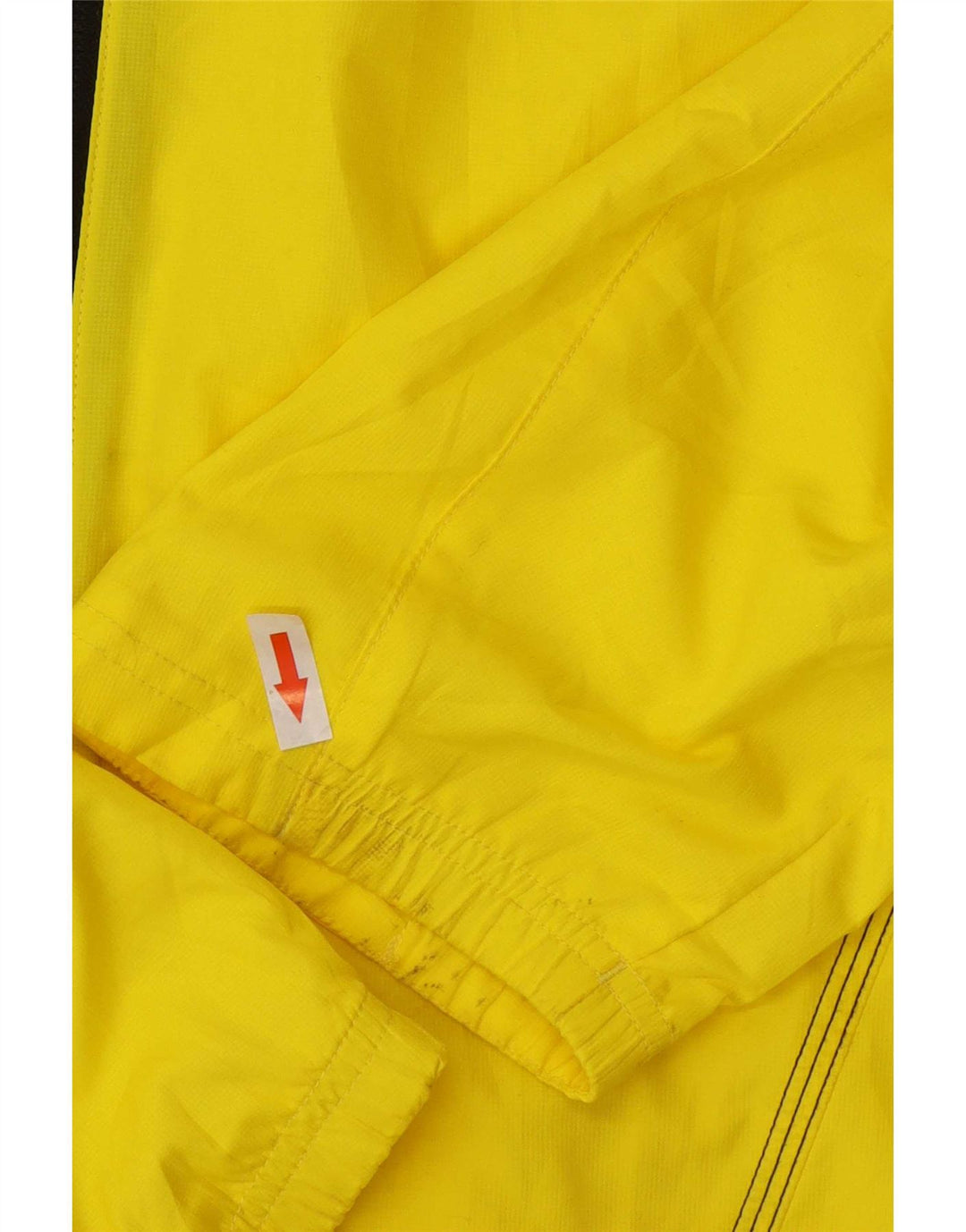 Adidas Chaqueta impermeable a prueba de clima para hombre Reino Unido 40 Poliéster amarillo grande