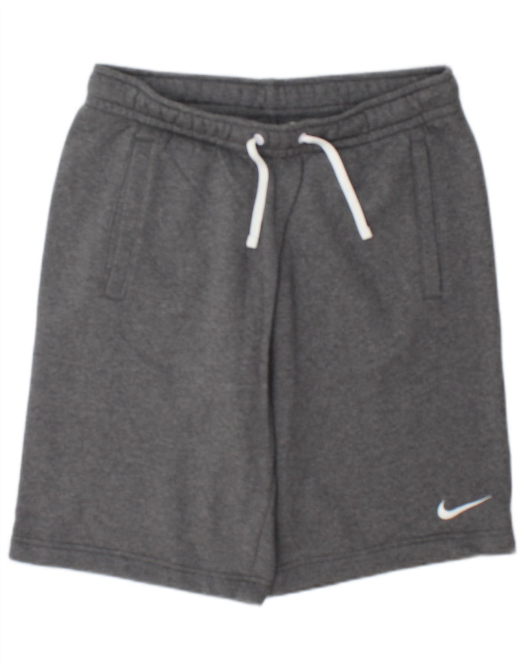 Pantalones cortos deportivos Nike para hombre de algodón moteado en gris medio