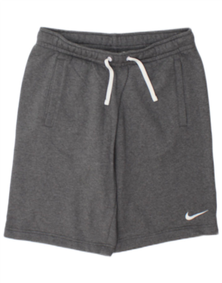 Pantalones cortos deportivos Nike para hombre de algodón moteado en gris medio